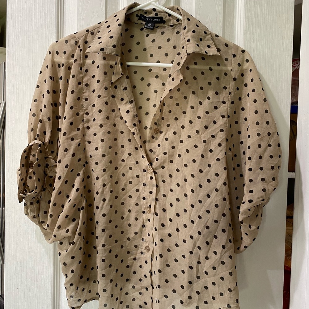 Polka dot blouse from love culture